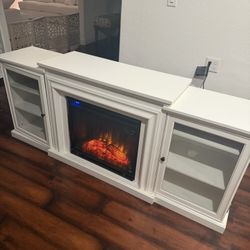 Electric Fireplace With Multiple Settings 72” $325