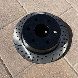 New SILVERADO SIERRA TAHOE YUKON 2003 2004 2005 2006 AutoShack Rear Vented Drilled & Slotted E-Coated Brake Rotors 2-PC