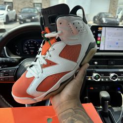 Jordan Retro 6 Gatorade Like Mike White (size 9.5 )