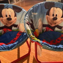 Mickey Mouse Foldup Chairs