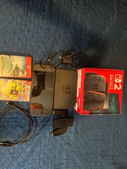 Nintendo switch 2 with 3 games