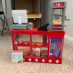 Movie Snack Set For Dolls 