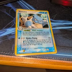 Blastoise 14/100 Holo EX Crystal Guardians Pokemon LP
