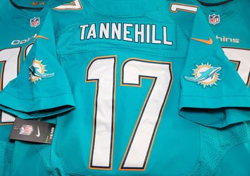 Nike ELITE Miami Dolphins Football Jersey TANNEHILL NFL NEW Sz 48 = XL