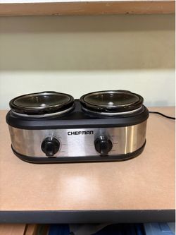 Chefman Dual Slow Cooker Buffet Server – Excellent Condition