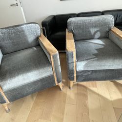 Set Of Two! Gorgeous maple Chairs! Solid!!