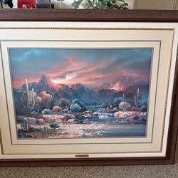 James Lee Signed Painting 