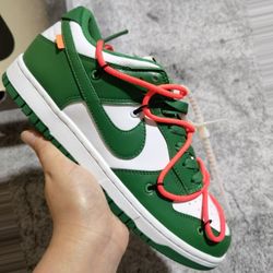 Nike Dunk Low Off White Pine Green 42