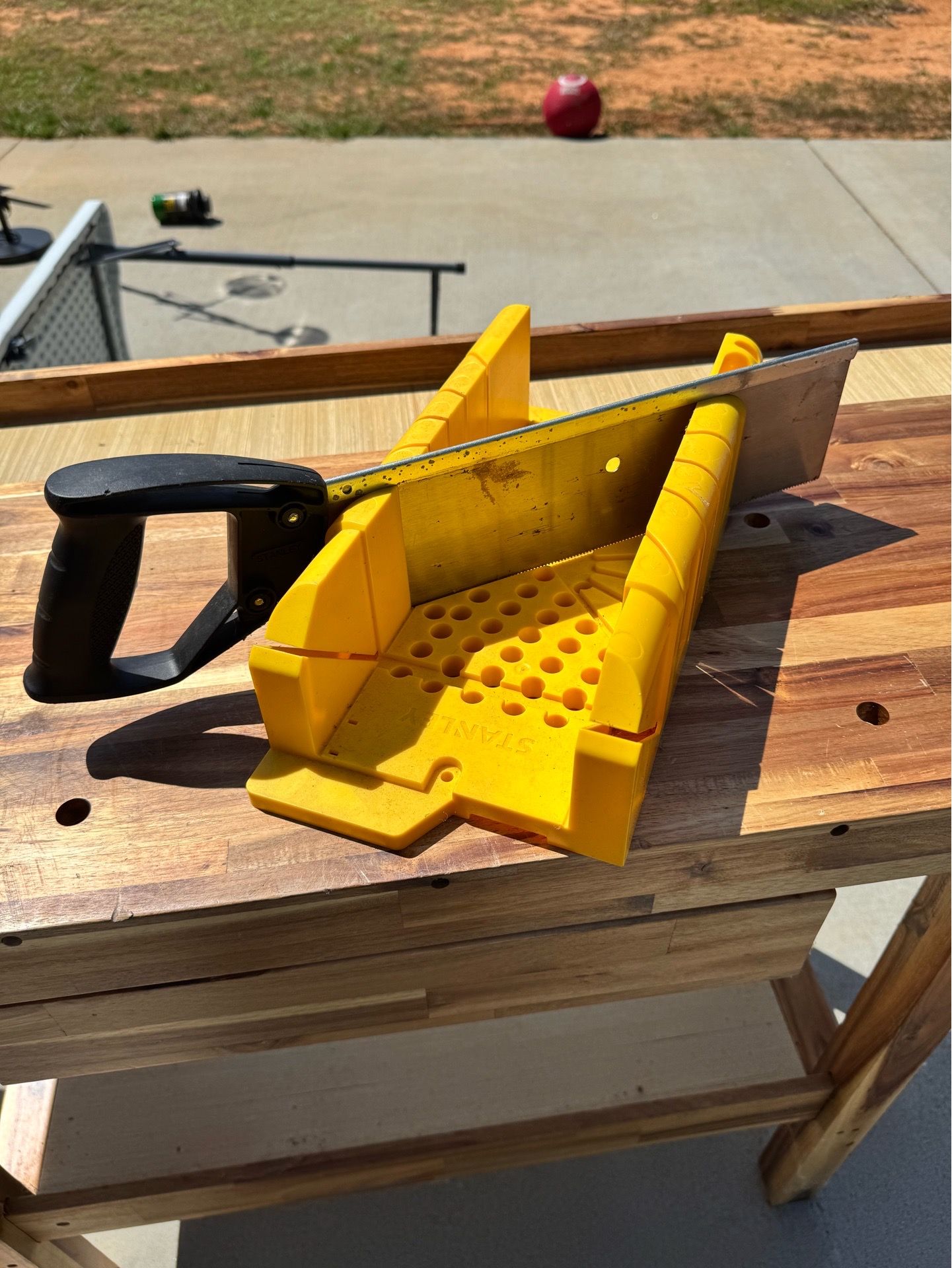 Hand Saw Stanley with miter box