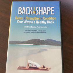 Back in Shape Yoga  DVD , Yoga for your back !!