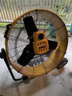 Industrial Dewalt fan