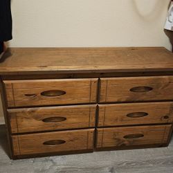 Ashley Furniture Solid Oak Dresser 