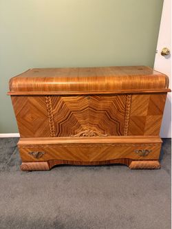 Antique Dillingham Cedar Chest with Drawer