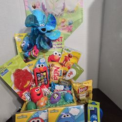 Sesame street easter basket