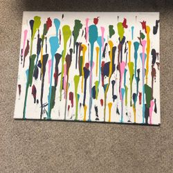 Dripping Colors, Painting