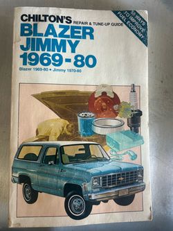 Chilton's Blazer Jimmy 1969-80 Repair & Tune-Up Guide
