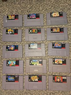 Snes game lot