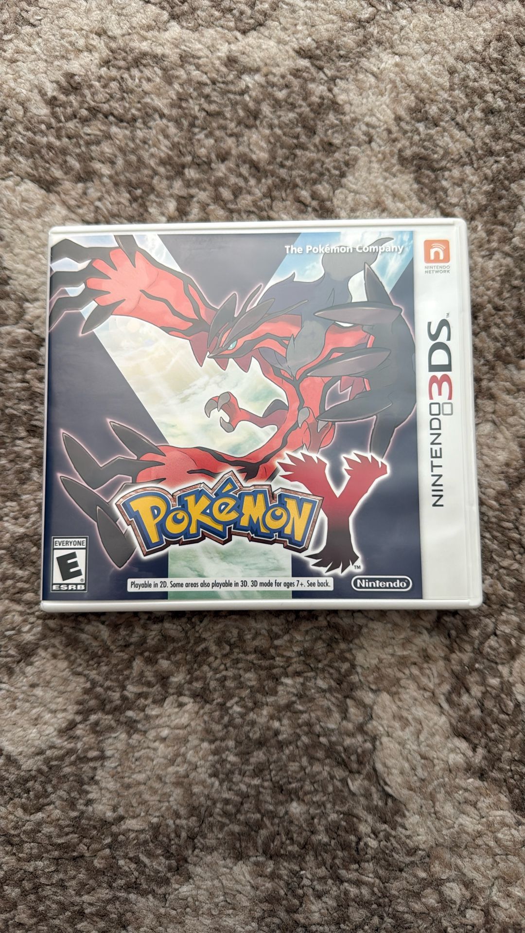 Pokemon Y For Nintendo 3ds