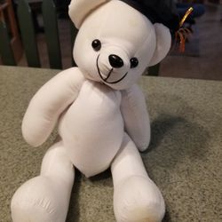 Graduation Autograph Stuffed Bear
