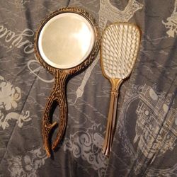 Hair Brush Mirror