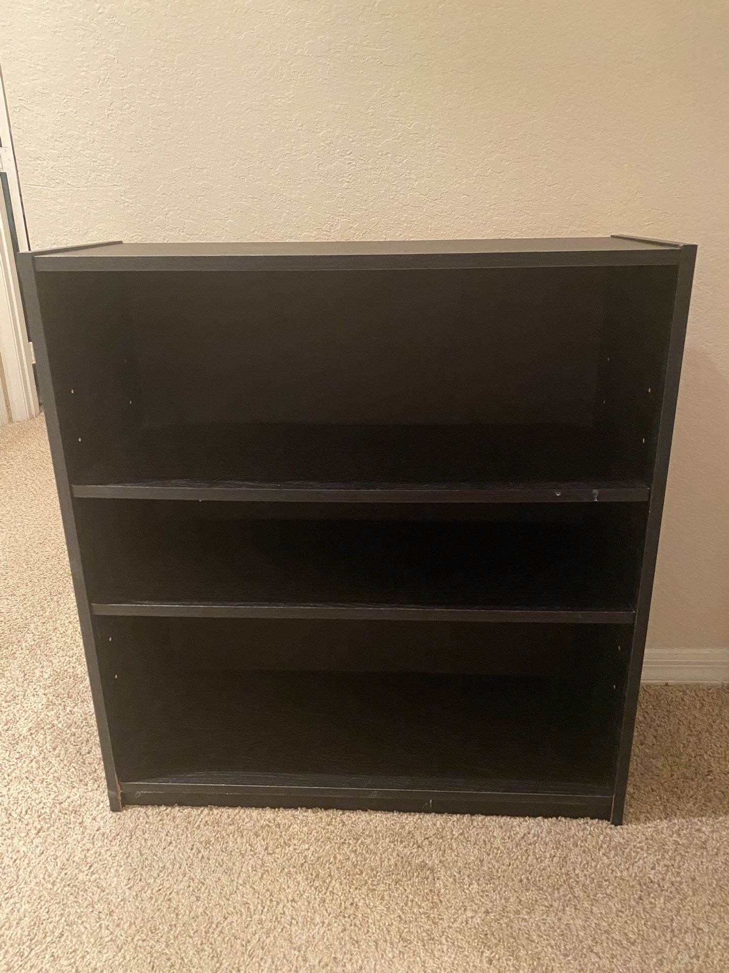 Wood Bookshelves. Black