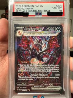 Paldean Fates PSA 10 Charizard Ex SIR Pokémon Card