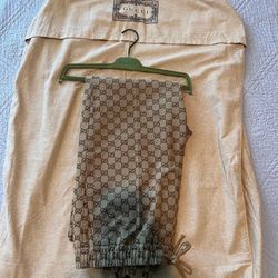 GUCCI GG CANVAS JOGGER PANTS