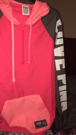 VS Pink windbreaker! Brand new,never used!
