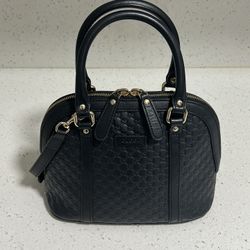 Gucci Gucci Micro Guccissima Black Handbag Shoulder Bag 2-way
