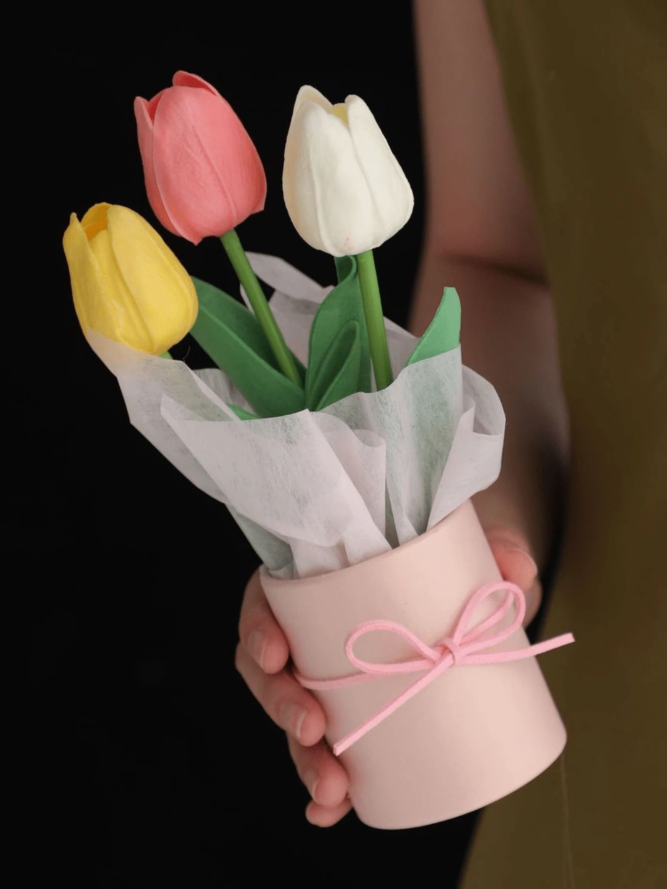 Tulip Bucket And  Wrapping Paper