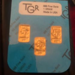 1 Gram  Gold TSR - (3) 1/3 gm 