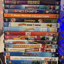 Price drop ! Over 20 DVDs For Kids & Some Adult Movies, BUNDLE! Less Than a Dollar Each