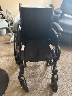 New wheelchair never used