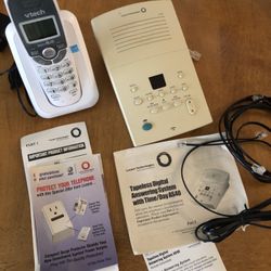 Landline Phone with Cradle and Answering Machine