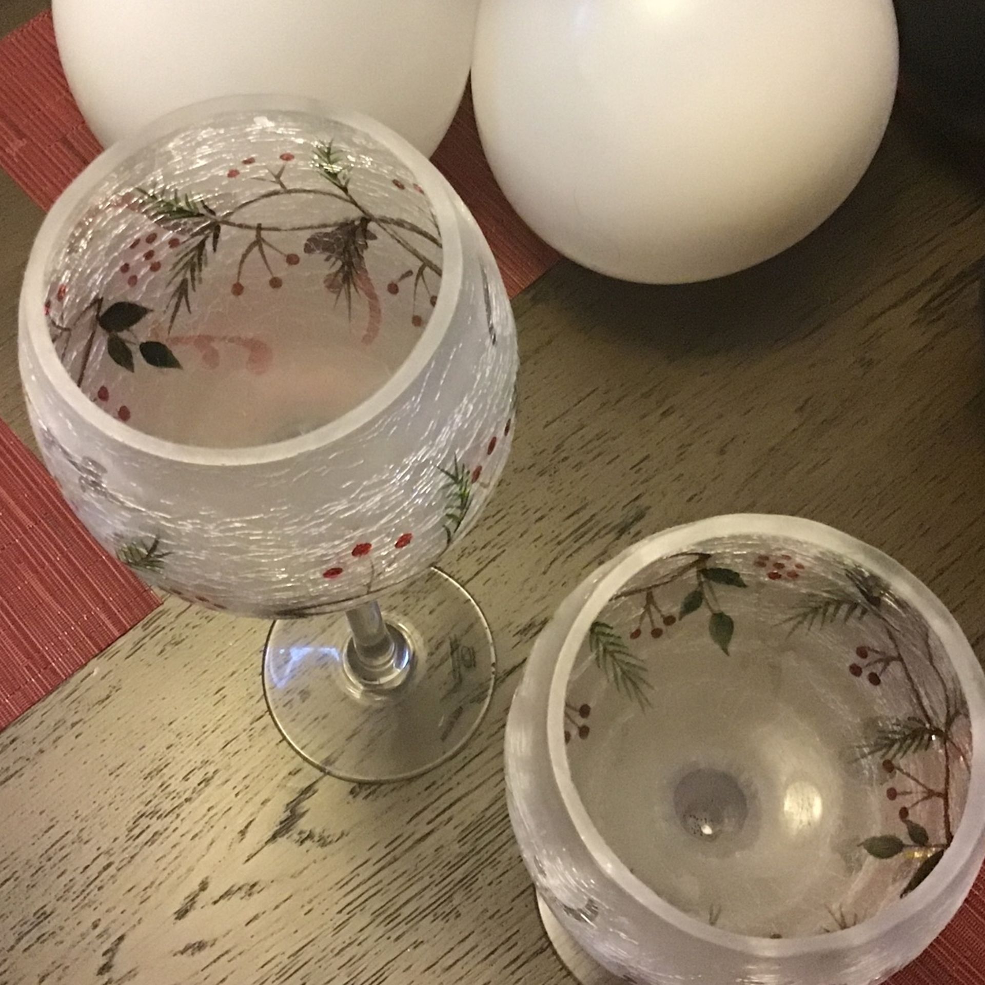 Christmas Decoration glassware