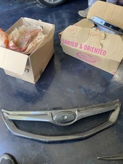 2008- 2010 Subaru Sti Real Carbon Grill