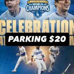 Dodgers Parade Celebration Parking Ticket