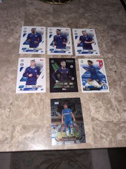 Chelsea Soccer Trading Cards Lot of 7