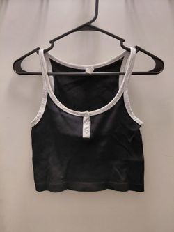 ANWND girl black top size med/large