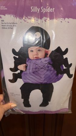 Silly spider    Baby / toddler Halloween costume  size 12–24 months new