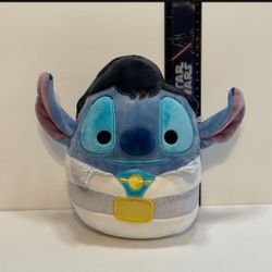 Squishmallow Plush Kellytoy Disney's Stitch as Elvis 6.5" Stuffed Animal