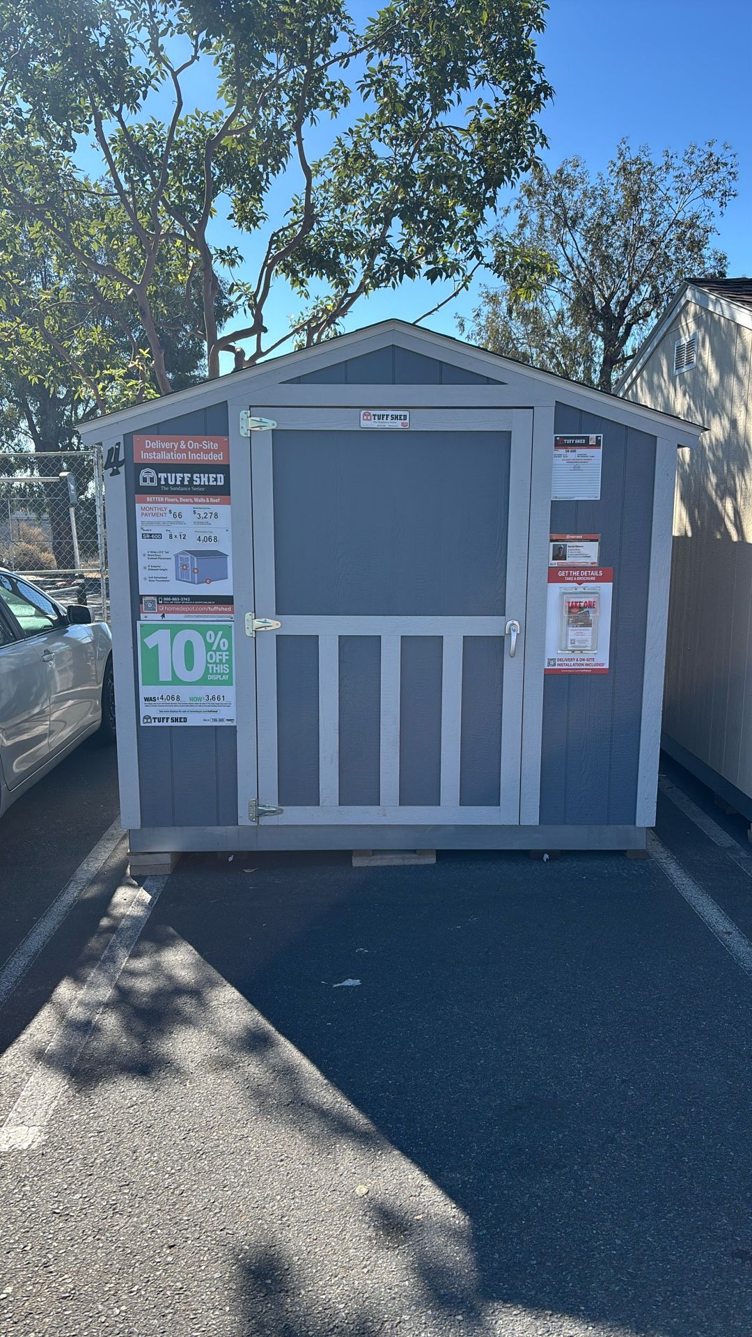 Tuff Shed Sundance 8x12 SR-600 SD863814 Was $4,068 Now $3,661 10% Off Financing Available !
