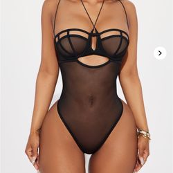 Love Like This Mesh Bodysuit - Black