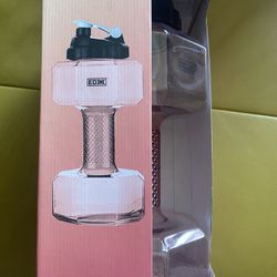 EDX 2.2L Dumbbell Water Bottle, Pink 