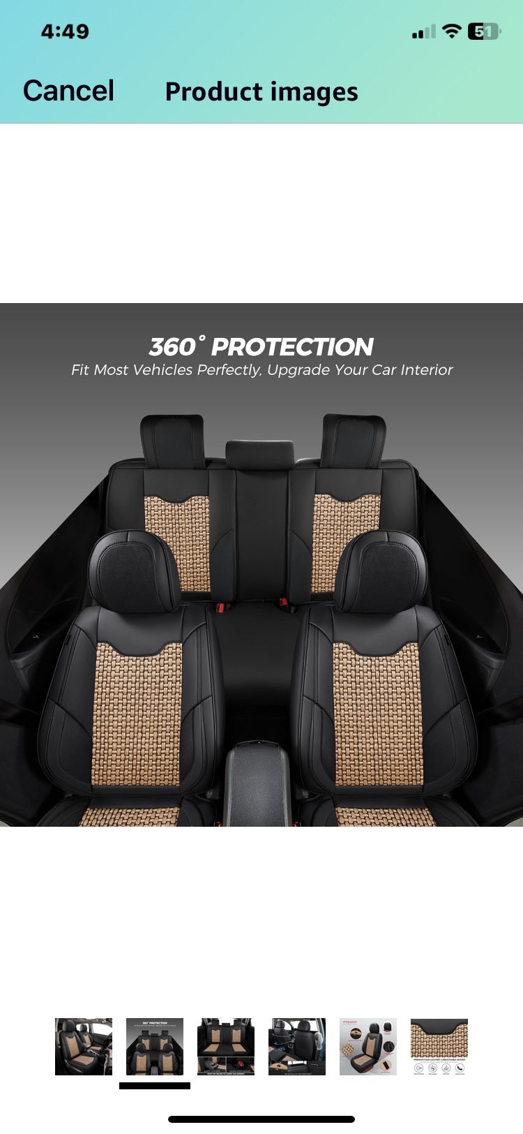 NEW PREMIUM LEATHER UNIVERSAL SEAT COVERS
