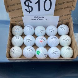 15 Callaway Hex Control Golf Balls