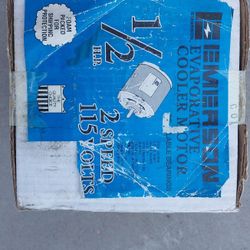 1/2 HP 2 Speed Motor Cooler Ac. NEW