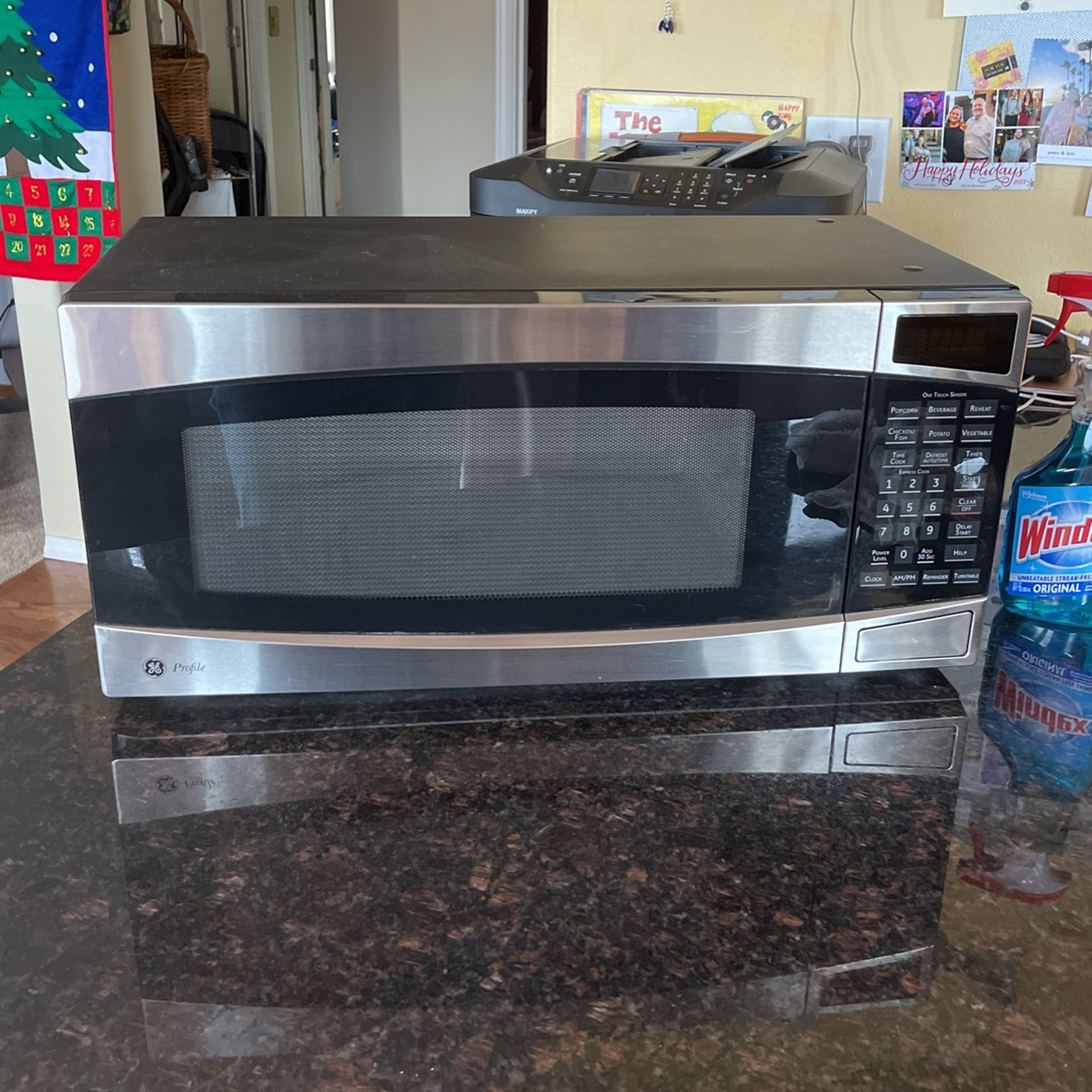 GE Profile Microwave Oven Used But Immaculate