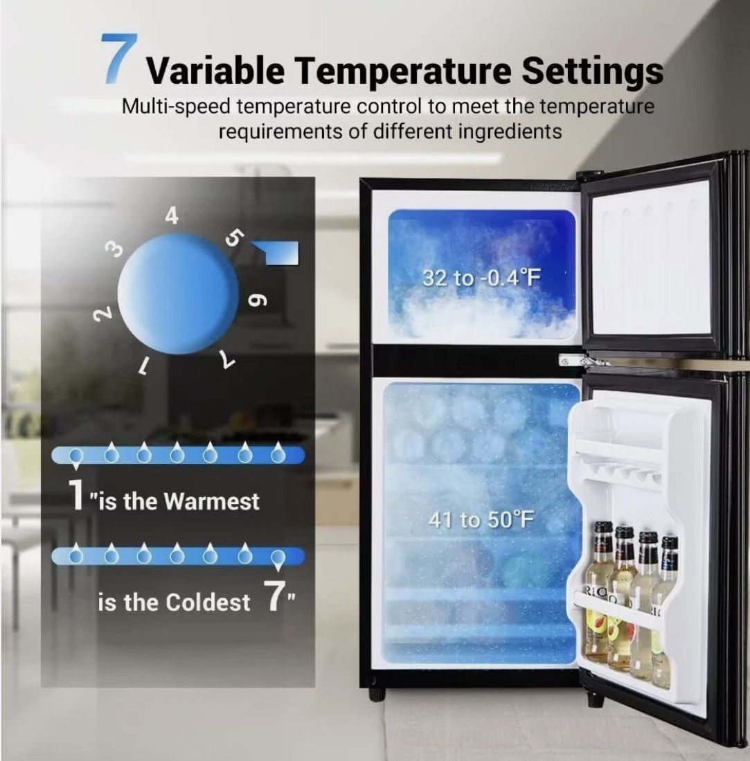 Tymyp FLS 80 BLACK Refrigerator Black