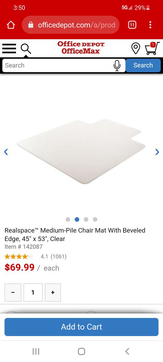 Chair Mat For Carpet